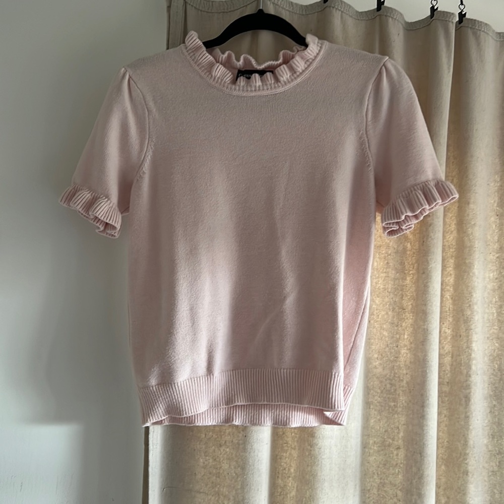 baby pink blouse